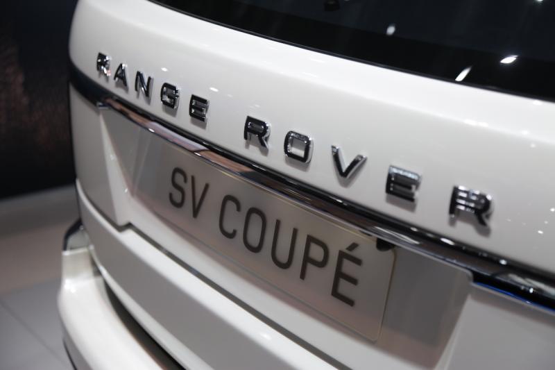 Range Rover SV Coupé | nos photos depuis le Mondial de l'Auto 2018